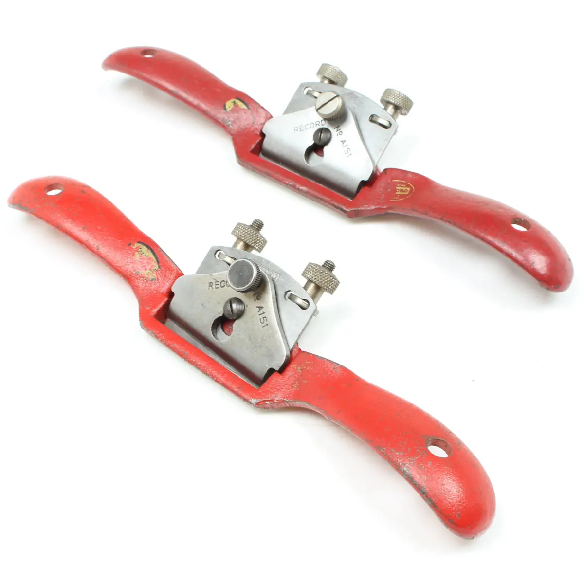 Sold - Adjustable Record Spokeshaves - Flat & Round - No. A151 1