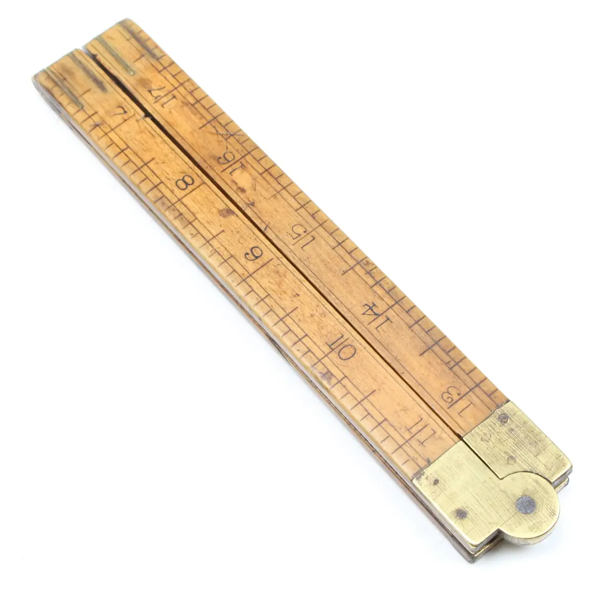 Old Wooden Folding Rule - No. 51 1/2 S (Boxwood) 1
