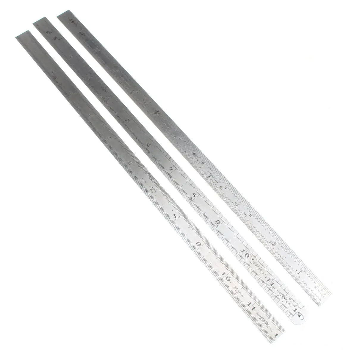 3X Chesterman Steel Rules - No's 312D/2, 441/2, 760/3 - 12" 1