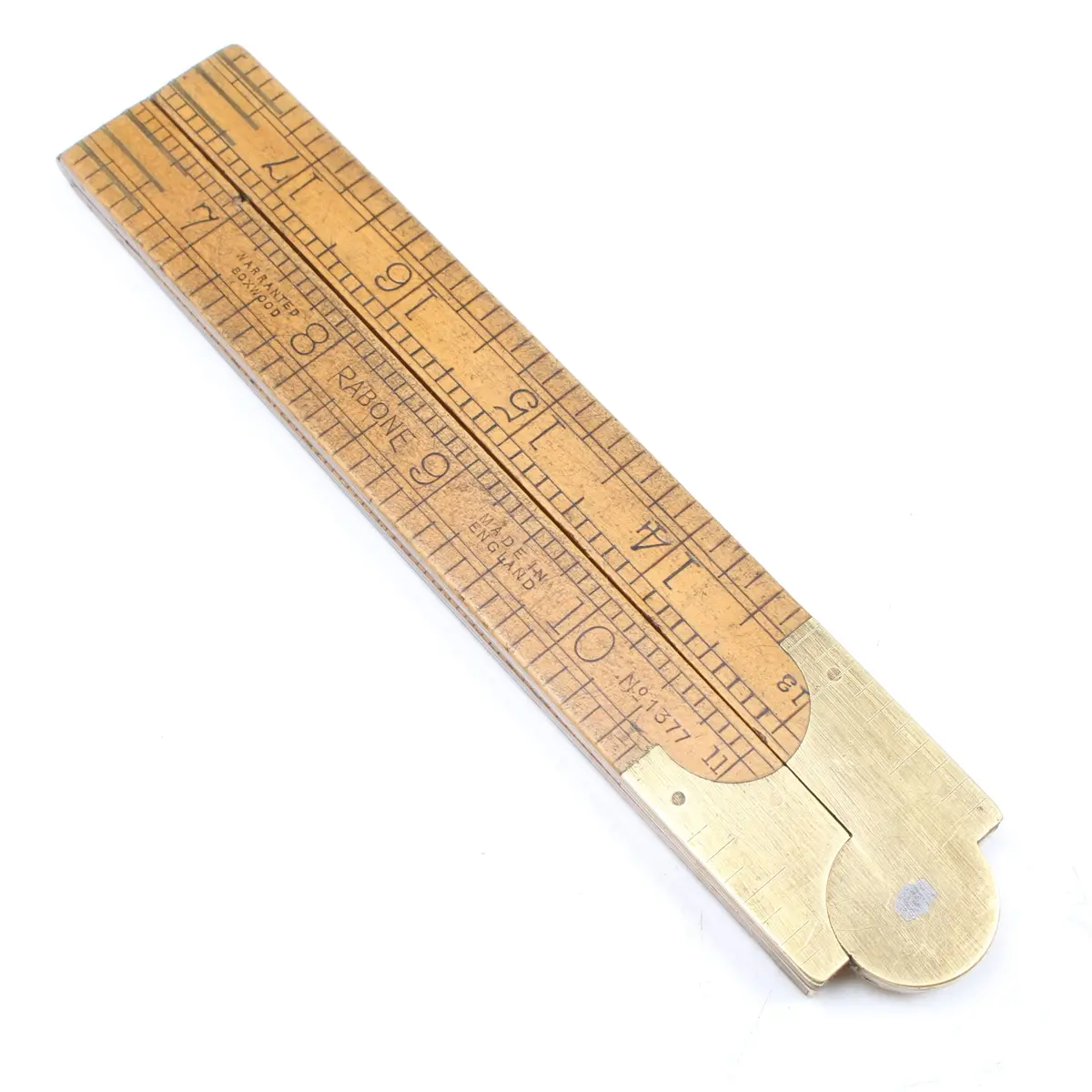 Rabone Wooden Rule - No. 1377 (Boxwood) 1