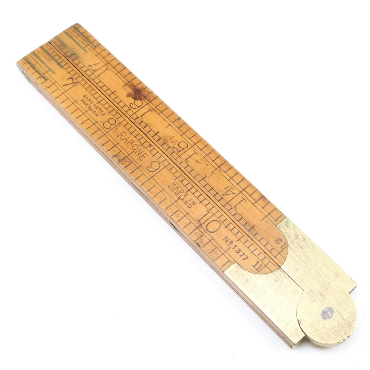Rabone Wooden Rule - No. 1377 (Boxwood) 1