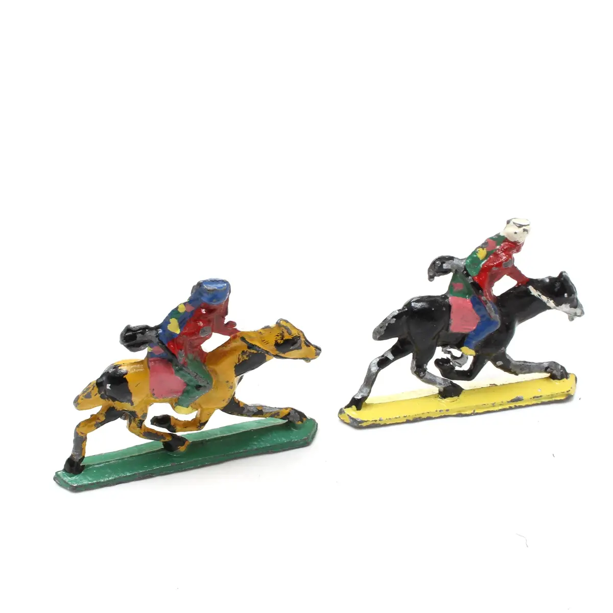 2X Collectable Horseback Lead Figures 1