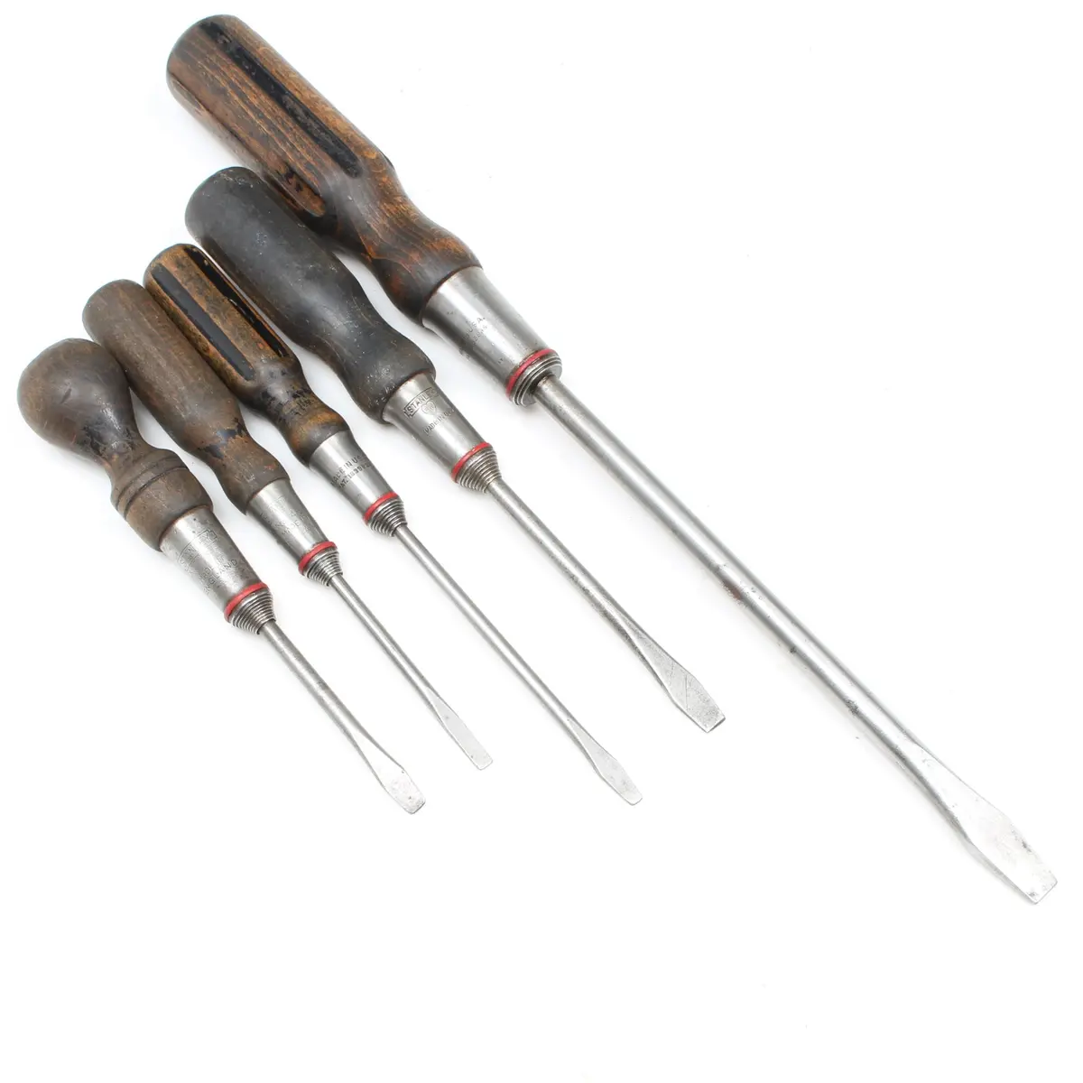 Sold - Old Stanley Screwdrivers (Beech) 1
