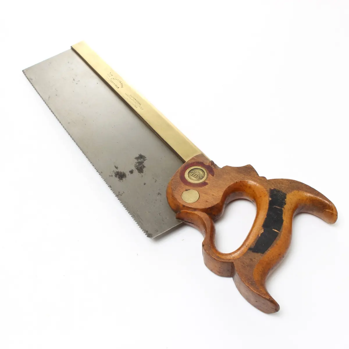 Sold - Groves Brass Back Tenon Saw- 12Tpi -12" (Beech) 1