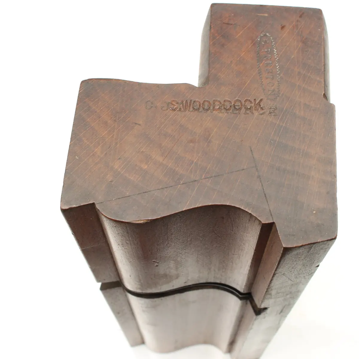 Sold - Old Wide Lambs Tongue Wooden Plane (Beech) 1