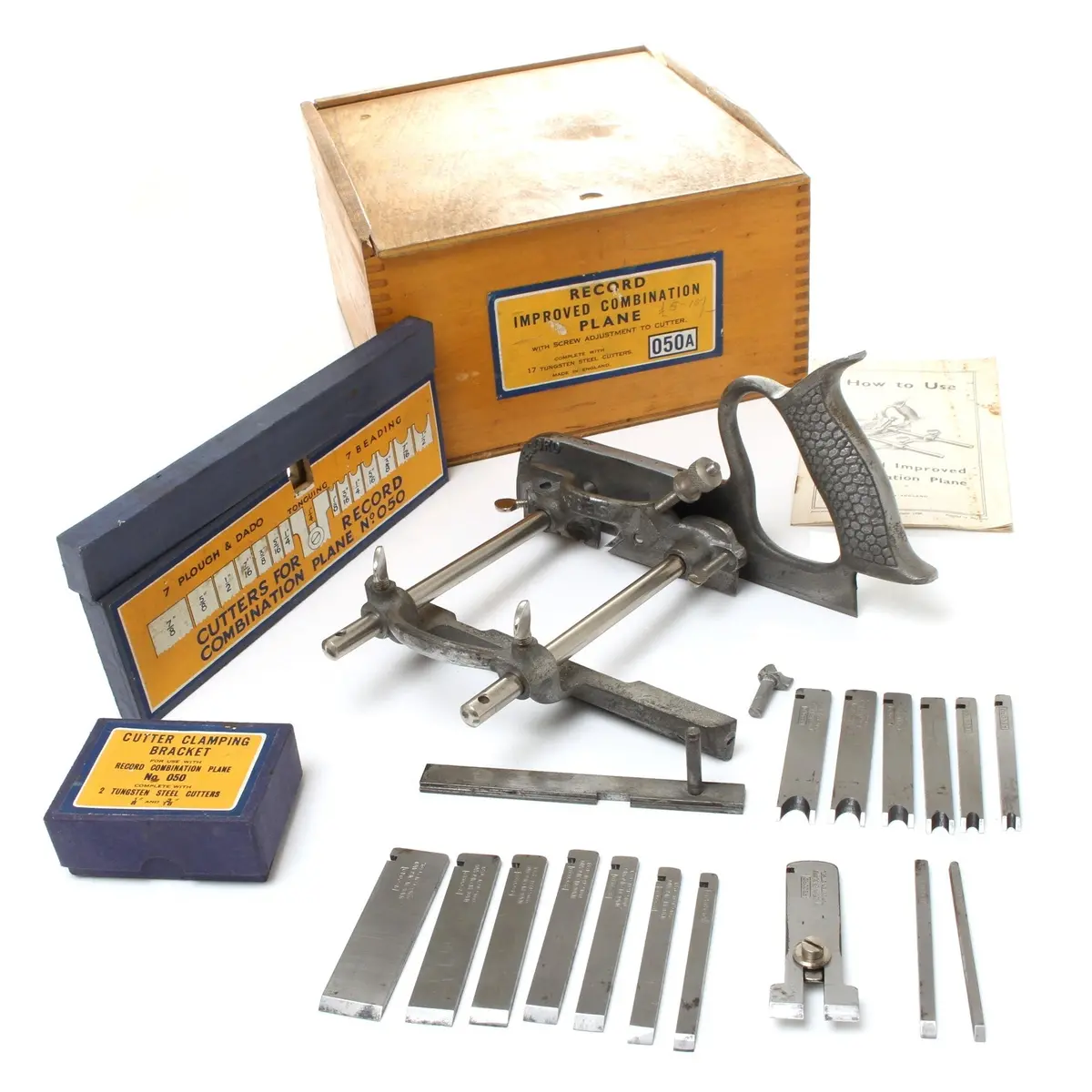 Sold - Record Combination Plane No. 050A (Pine) 1
