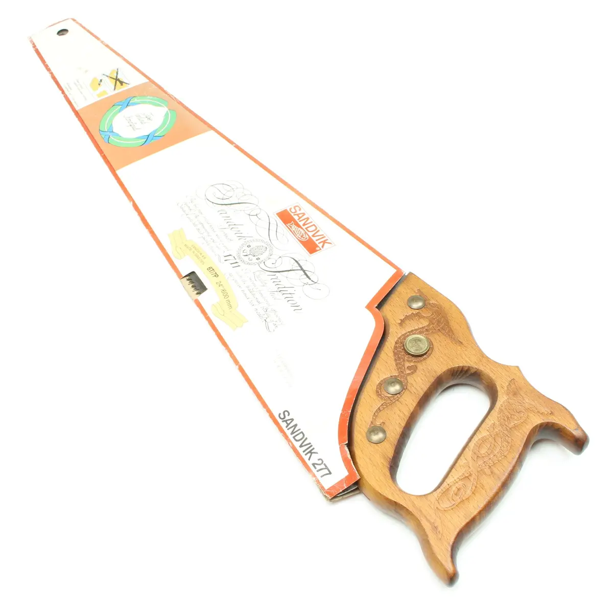 Sold - Sandvik Hand Saw No 277 – 24”- 6Tpi (Beech) 1