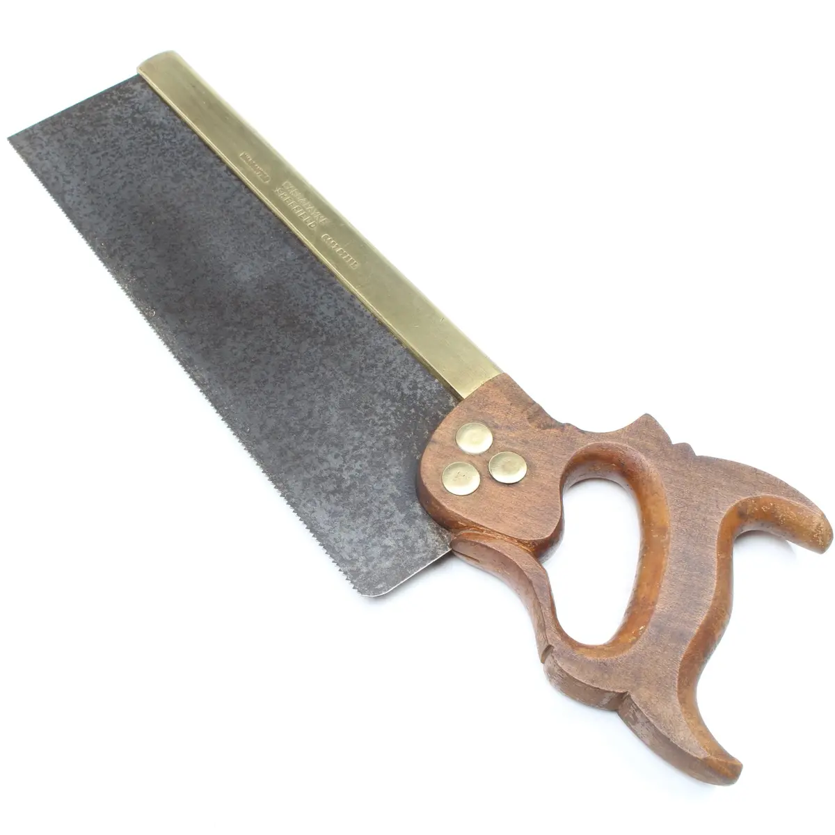 Sold - Ward & Payne Brass Back Tenon Saw - 13Tpi - 12" (Beech) 1