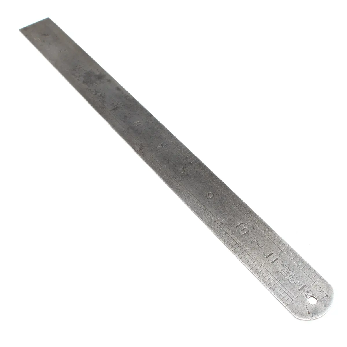 J Rabone Rule No. 42 - 12" (Birmingham) 1