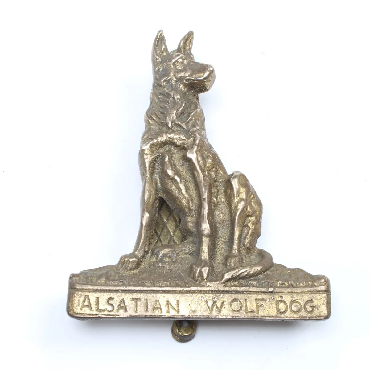 Old Alsation Wolf Dog Door Knocker 1