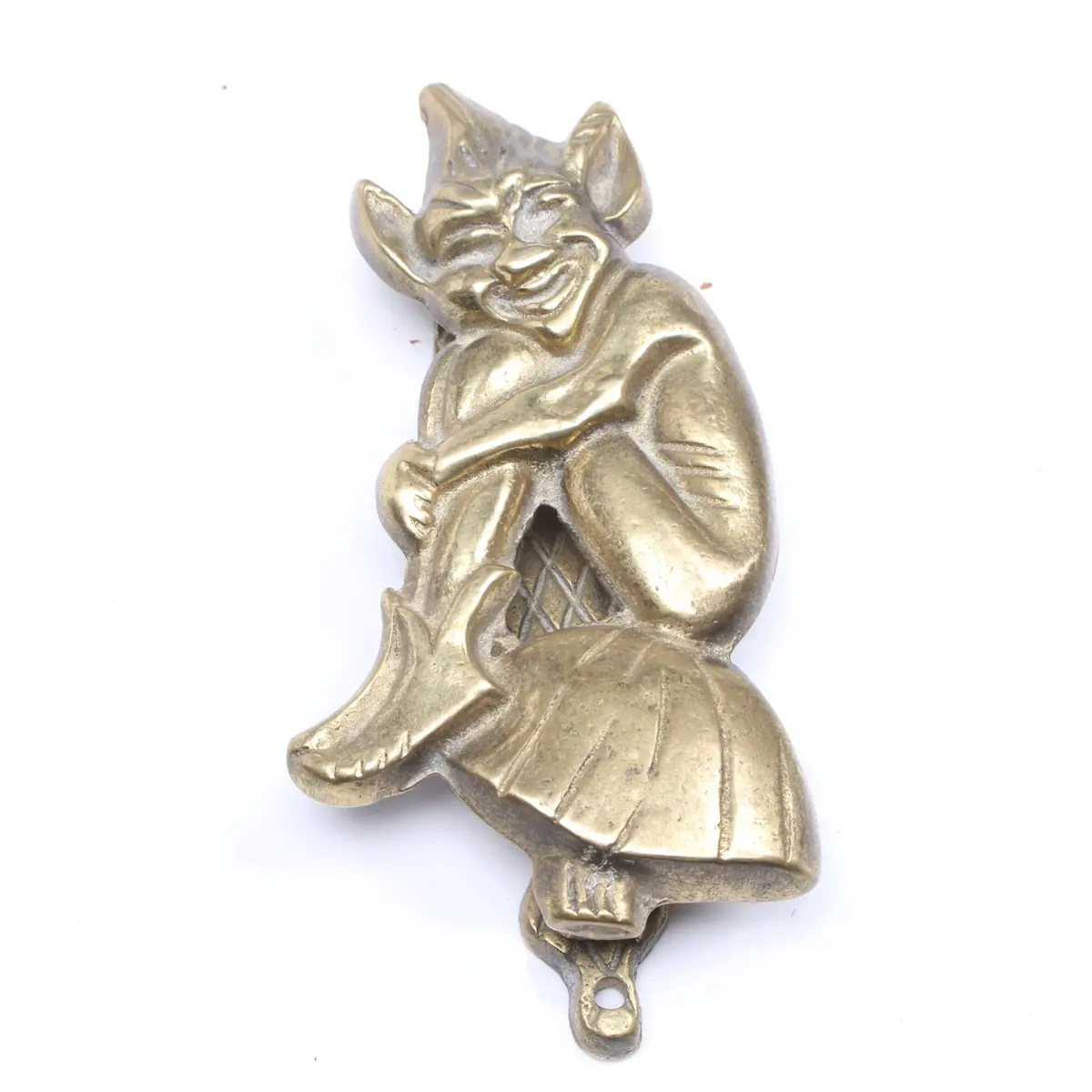 Old Pixie On Toadstool Door Knocker 1