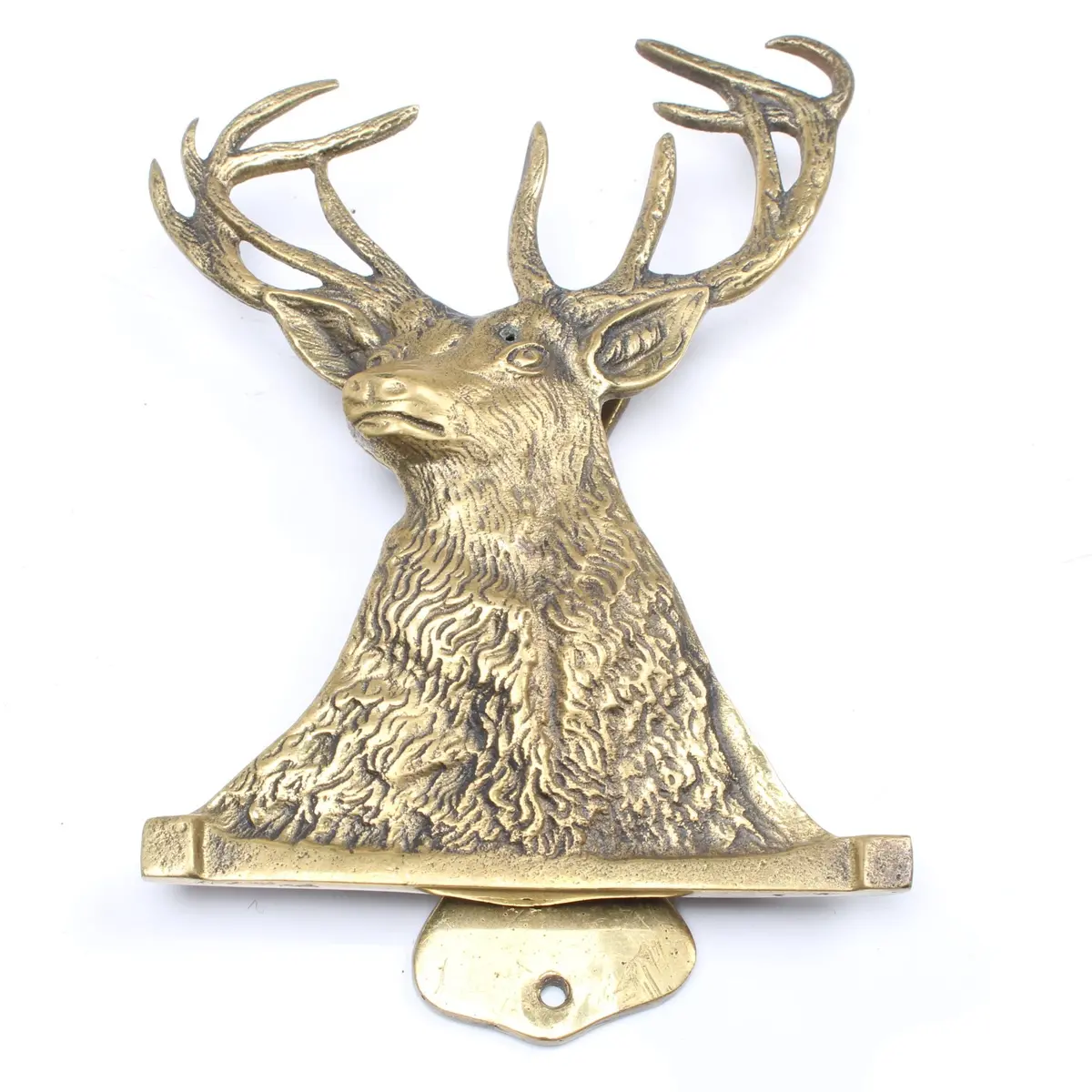 Old Large Stag Door Knocker 1