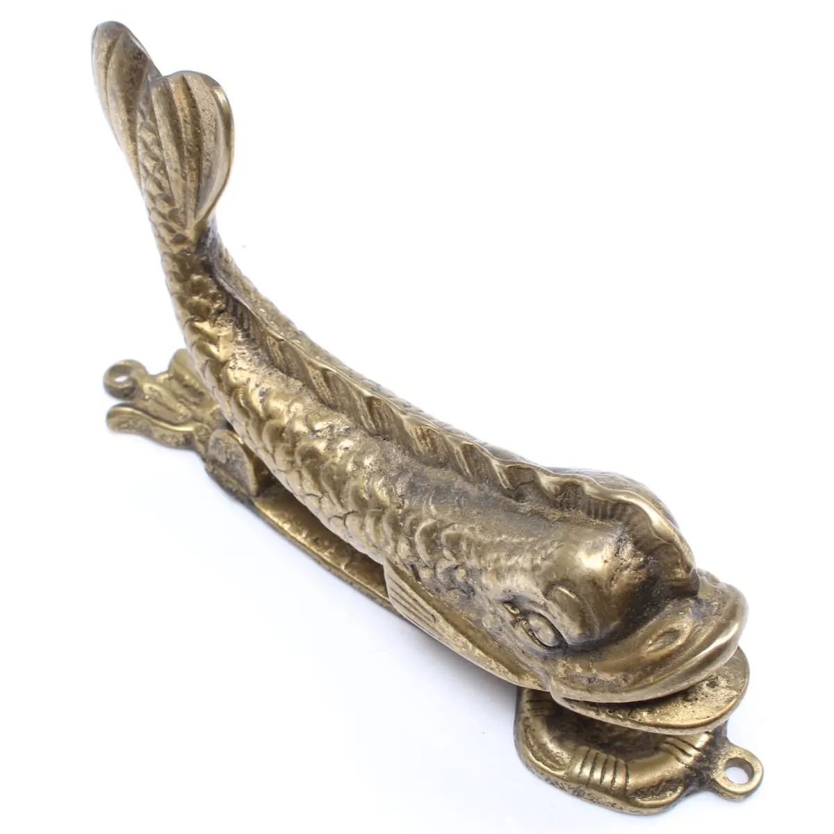 Sold - Old Fish Door Knocker 1