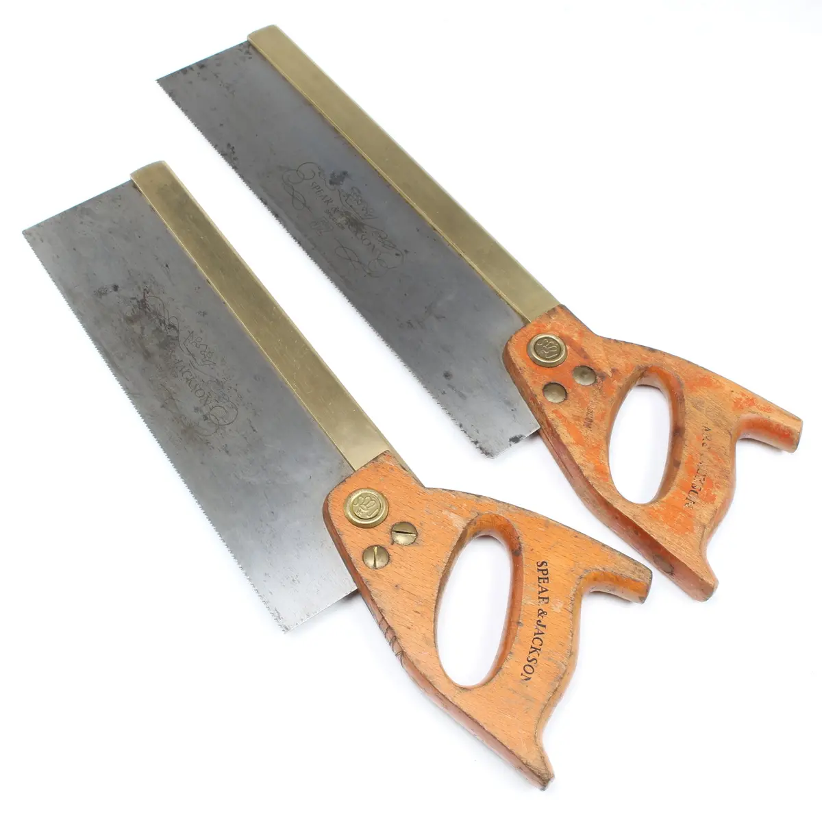 2X Old Spear & Jackson Tenon Saws (Beech) 1