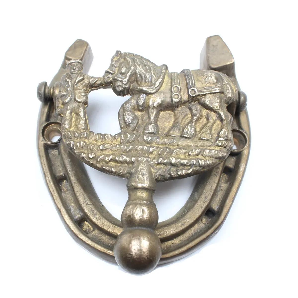 Old Shire Horse Farmer Door Knocker 1