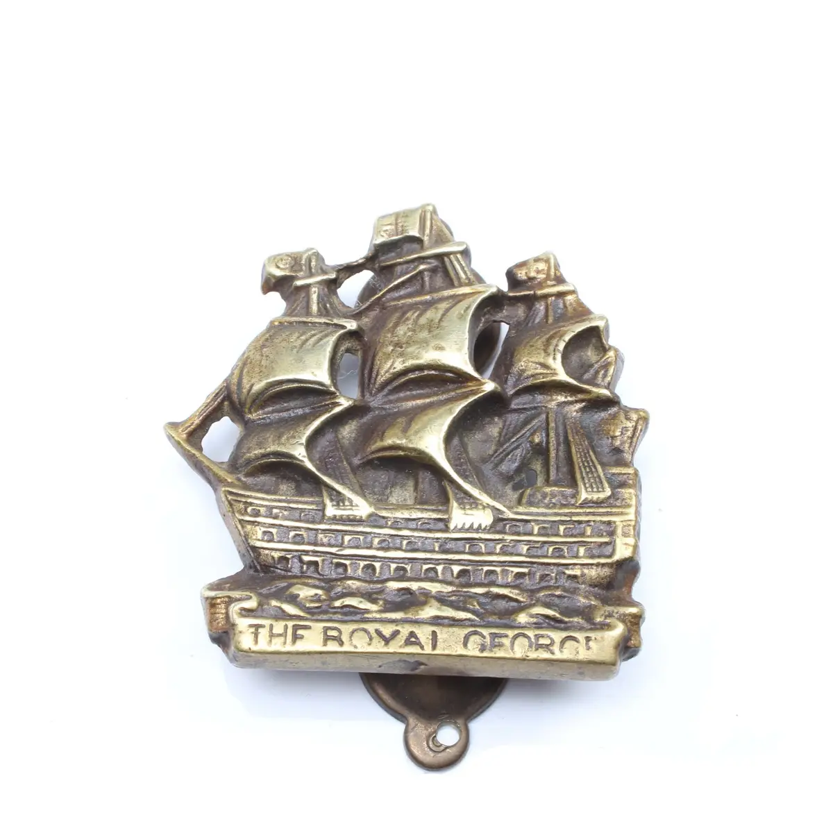 Old The Royal George Ship Door Knocker 1