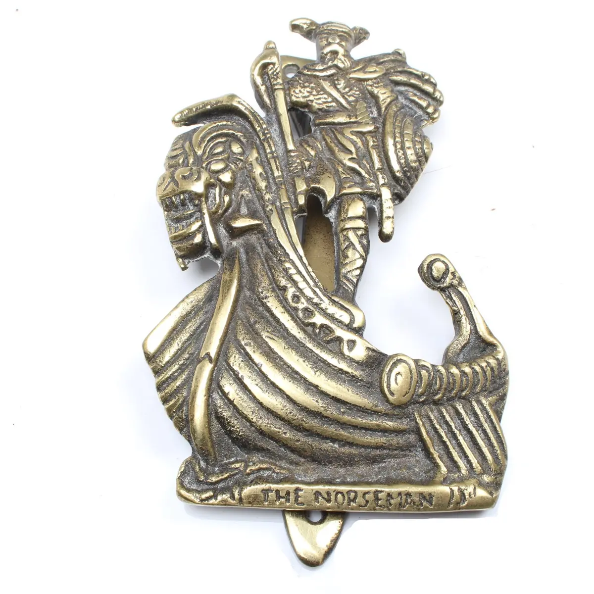 Old Large Viking Ship Door Knocker 1