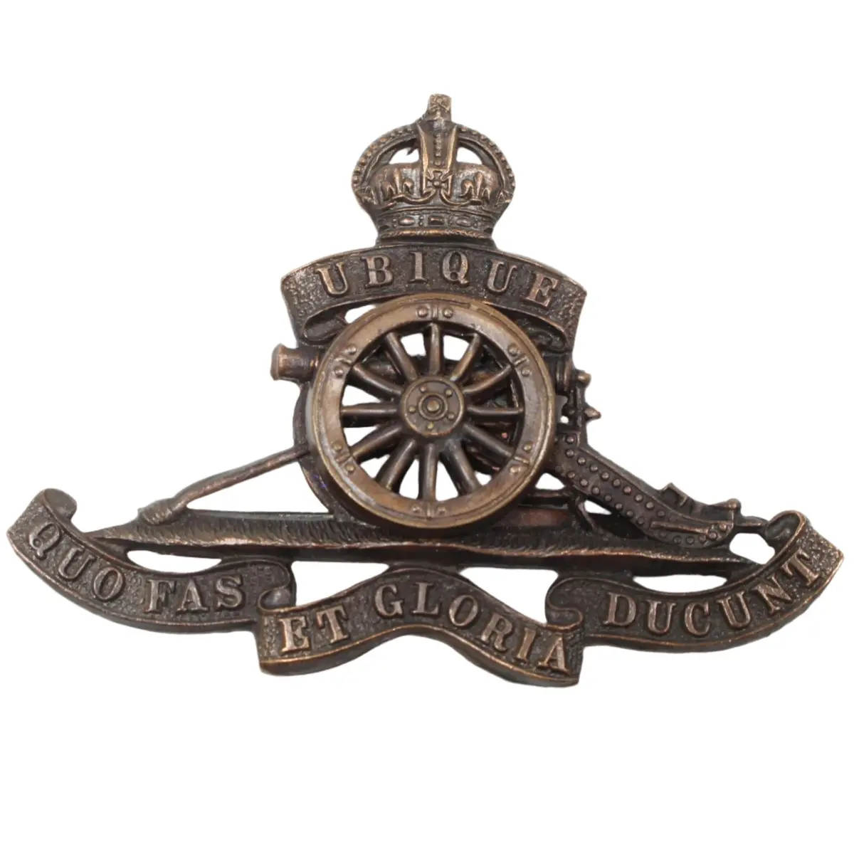 Old Royal Artillery Cap Badge 1