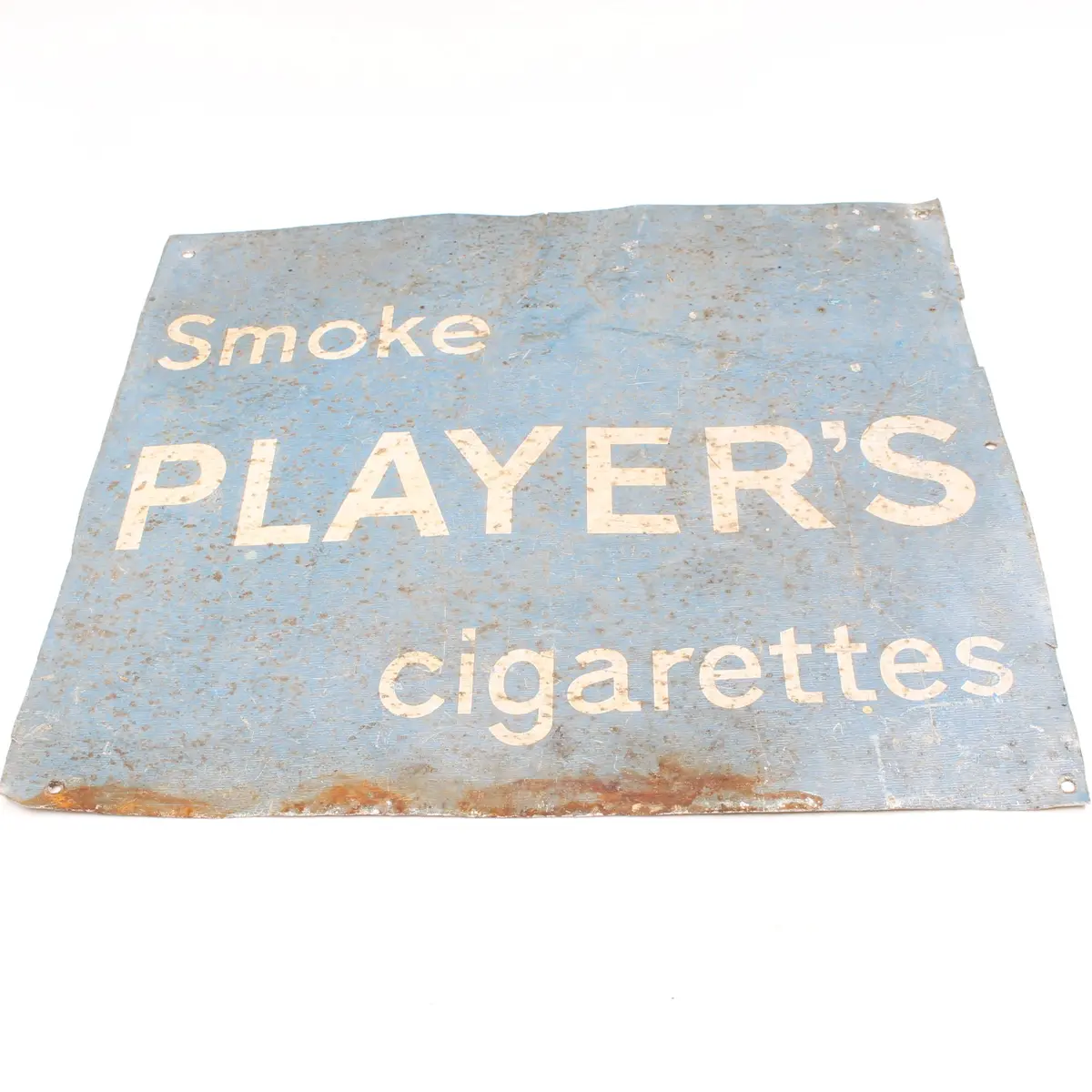 Smoke Player's Cigarettes Sign - 18" X 16" 1