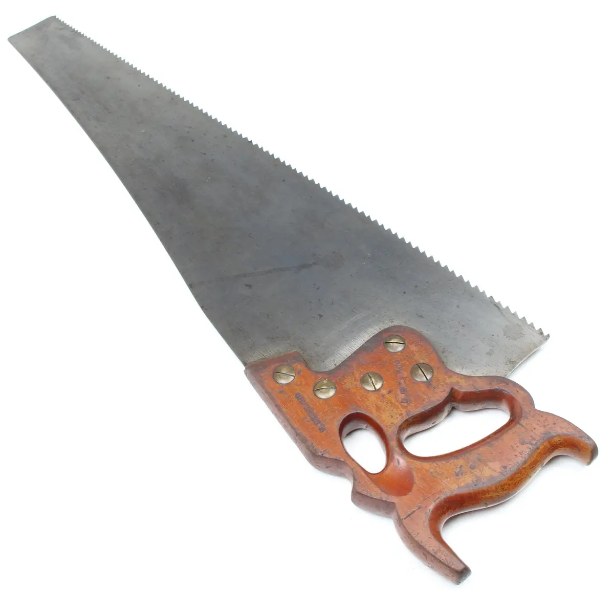 Sold -Disston Philadelphia D8 Thumb-Hole Rip Saw - 26” - 4 1/2Tpi (Apple) 2