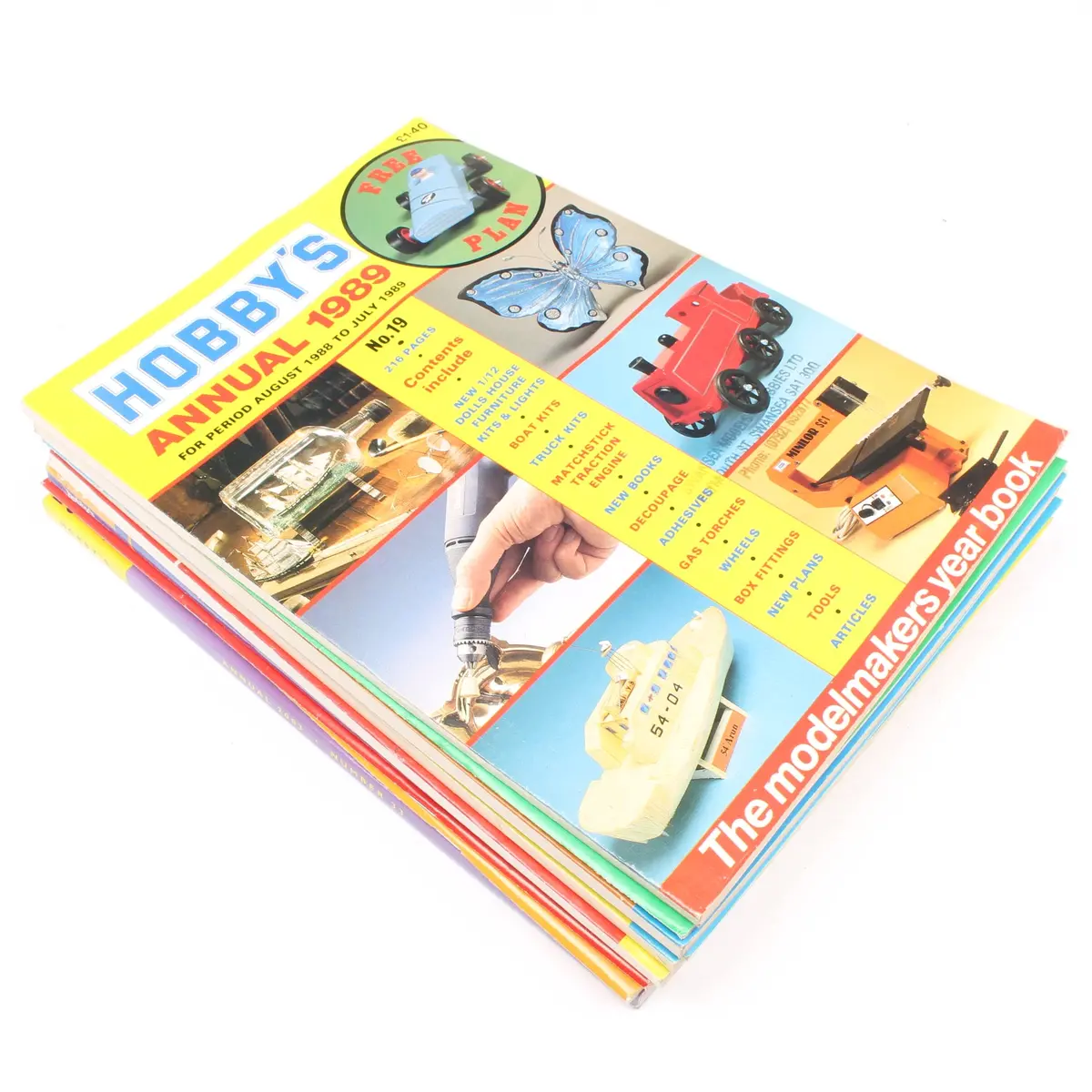 10X Old Hobbies Handbooks / Annuals / Magazines, 1990-2003 1