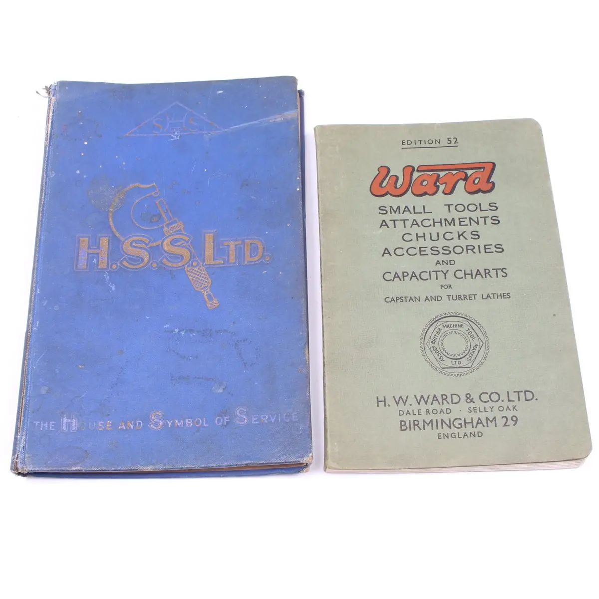 Old Hss Ltd And Ward Tool Books 1
