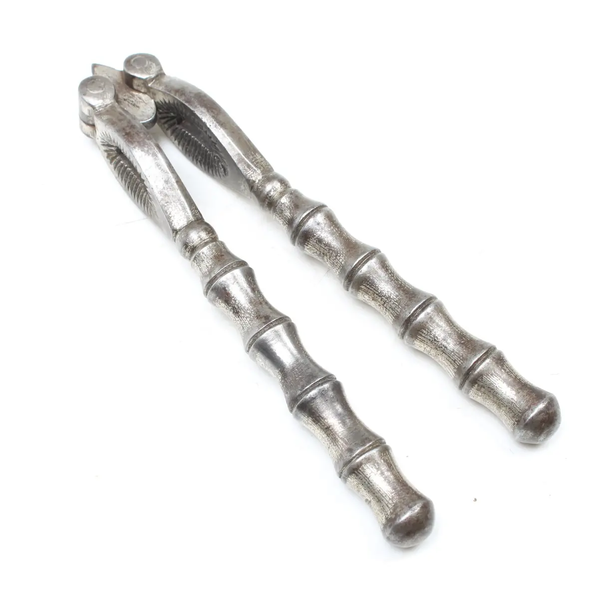 Old Reversible Bamboo Handle Design Nutcrackers 1