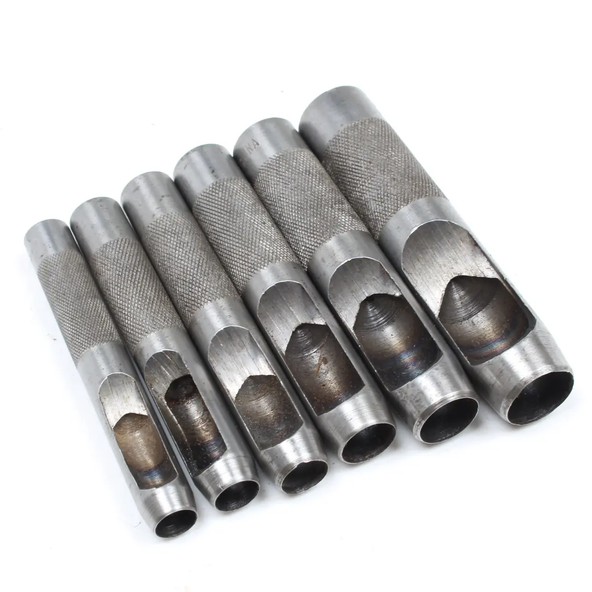6X Chinese Leather-Workers Tools / Wad Punches 1