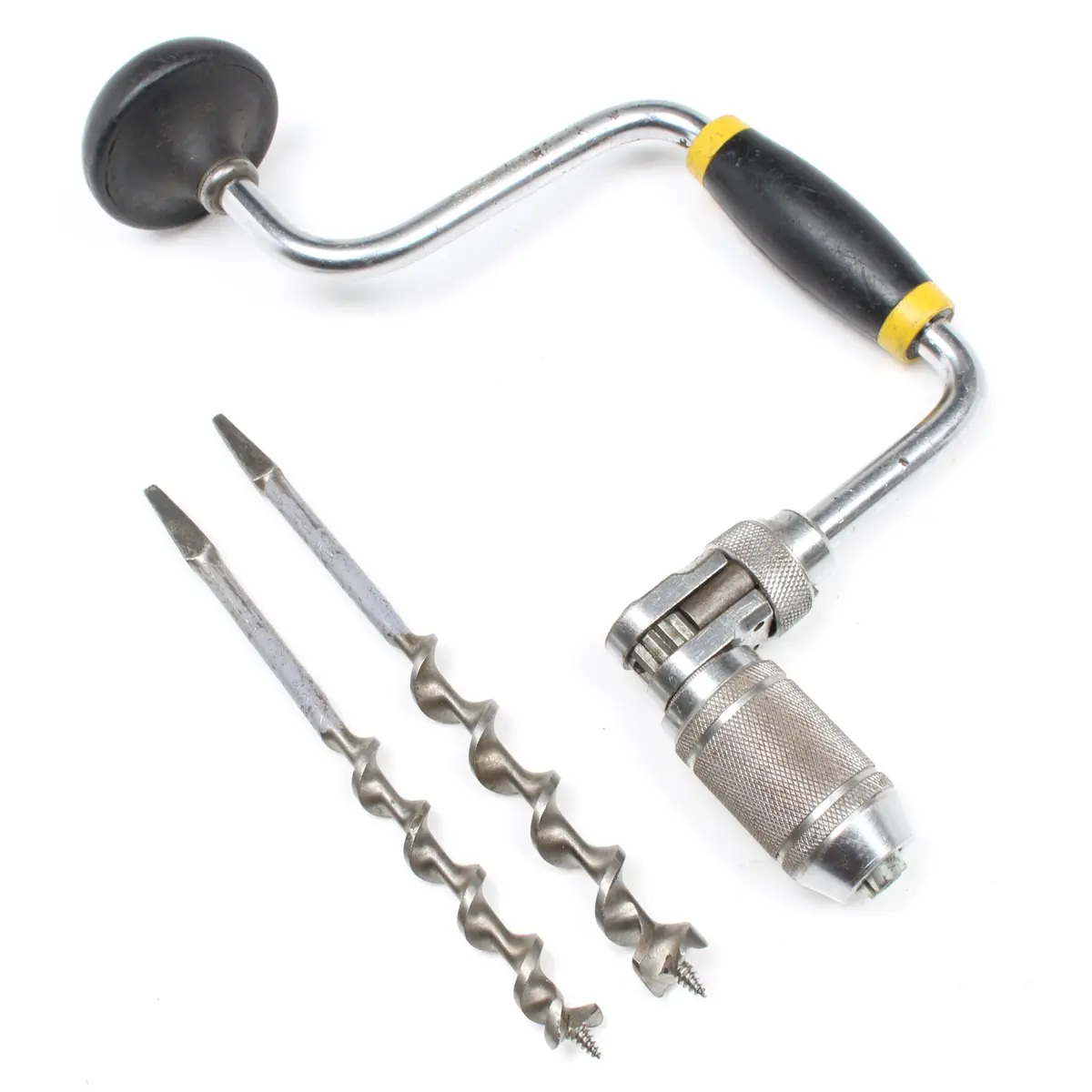 Stanley Drill Brace No. 144 - 10In + 2X Twist Drill Bits 1