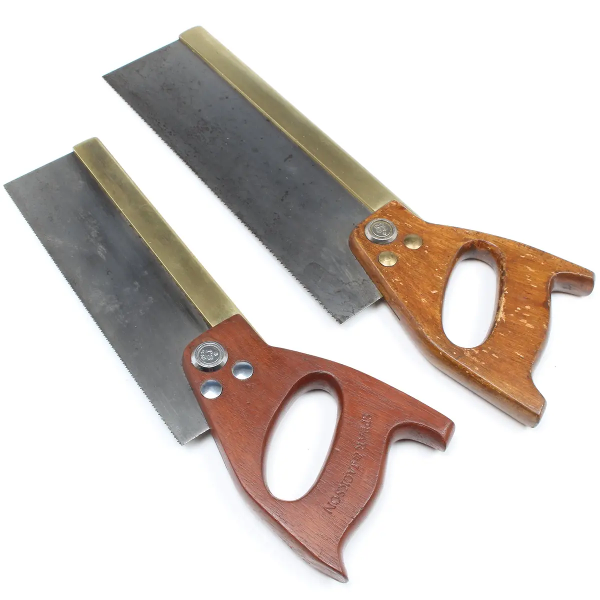 2X Spear & Jackson Dovetail & Tenon Saws - 10", 12" (Beech) 1