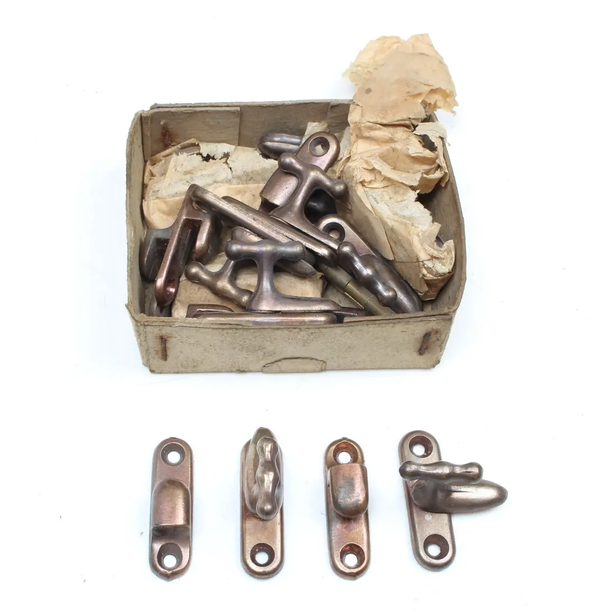10X Old Brass Showcase Fasteners 1