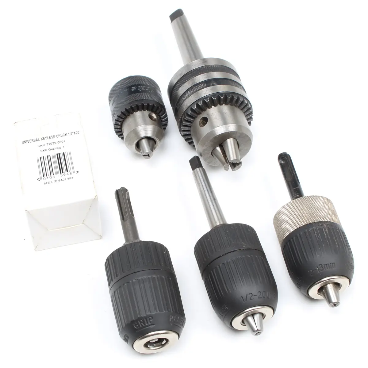 6X Various Chucks 1