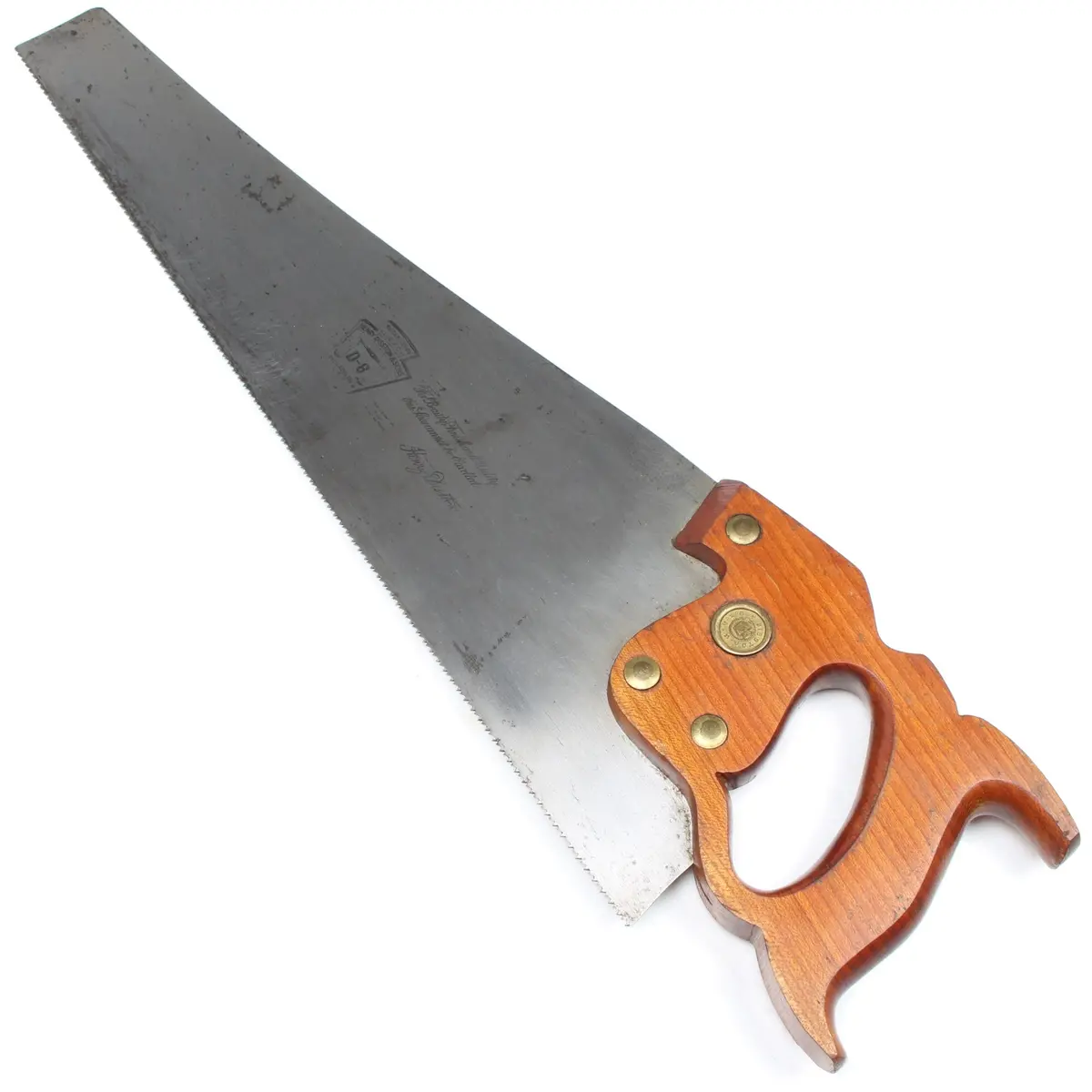 Sold - Disston Philadelphia D8 Panel Saw – 20" -12Tpi 1
