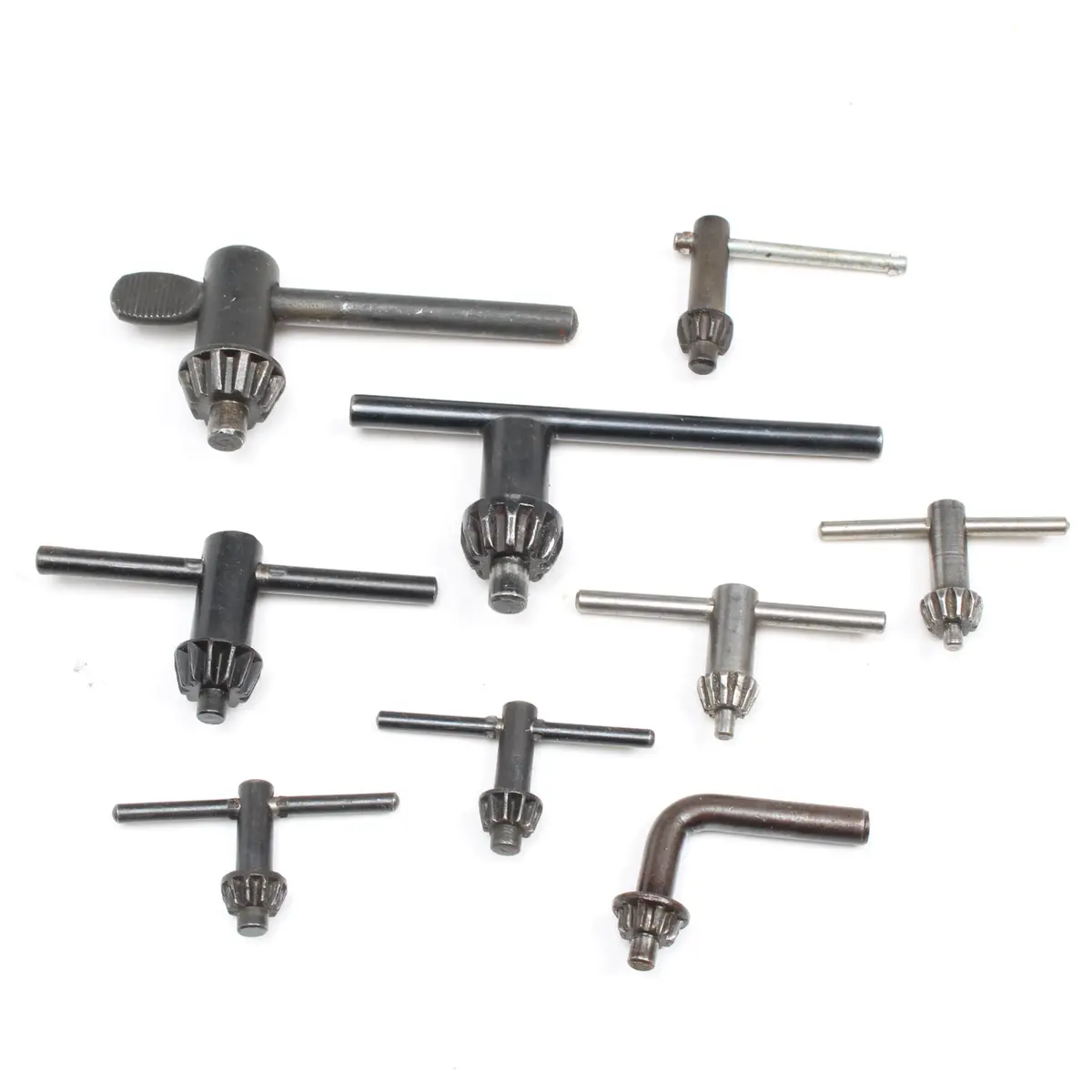 9X Various Old Chuck Keys 1