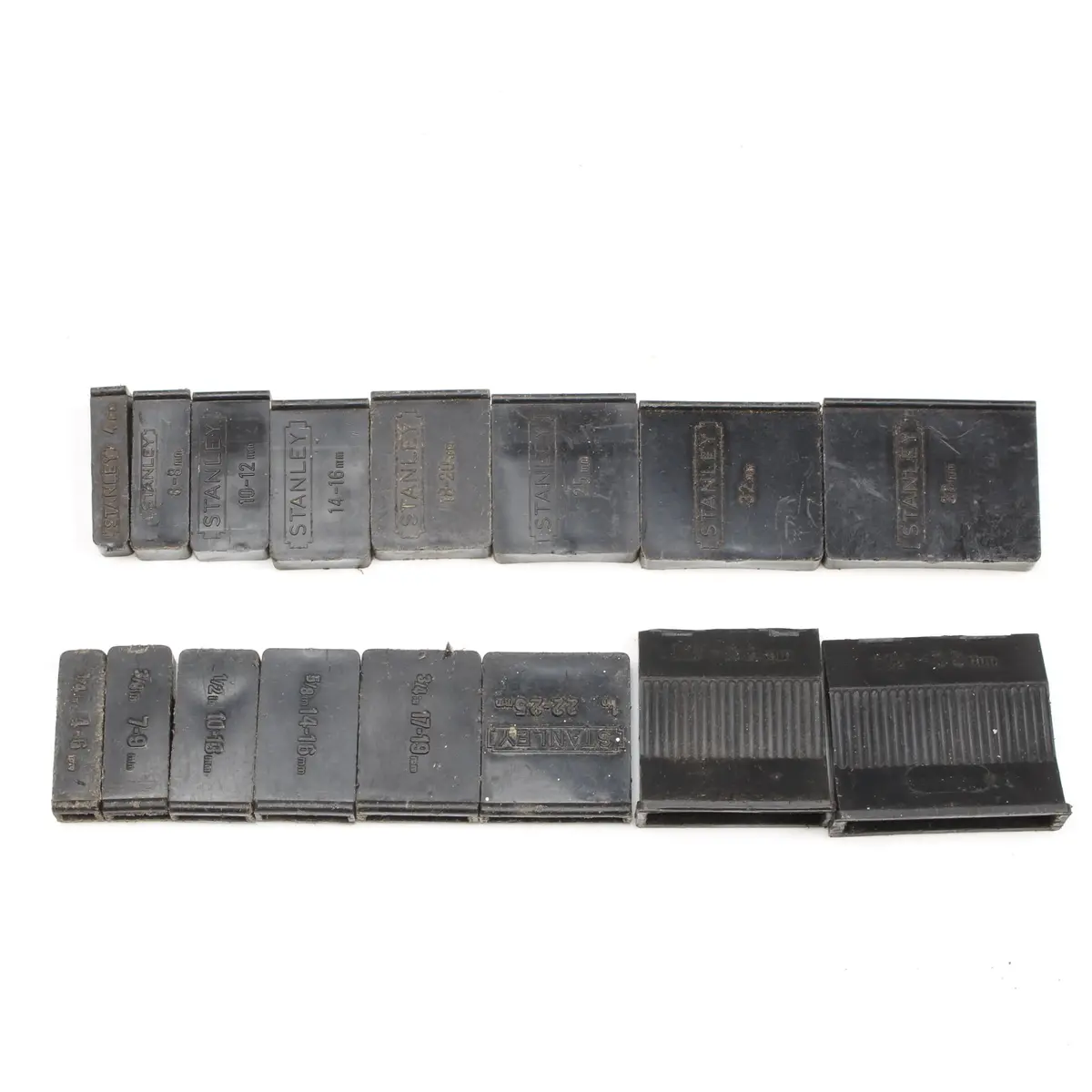 2X Sets Of Stanley Chisel Edge Guards / Chisel Caps 1