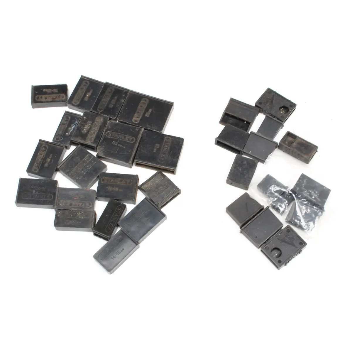 Collection Of Black Chisel Edge Guards / Chisel Caps 1