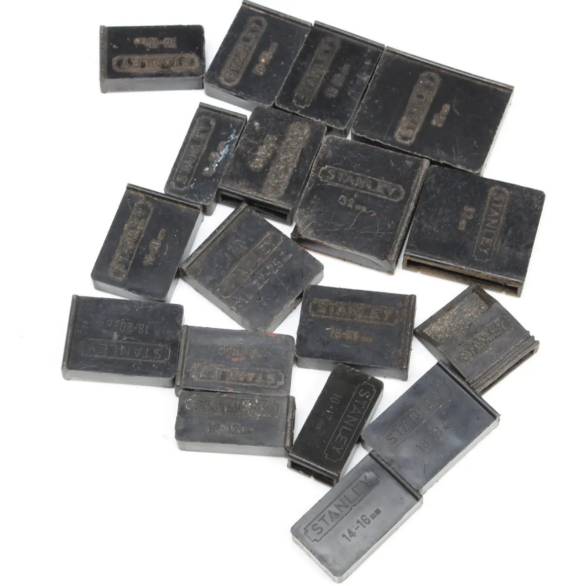 Collection Of Black Chisel Edge Guards / Chisel Caps 2