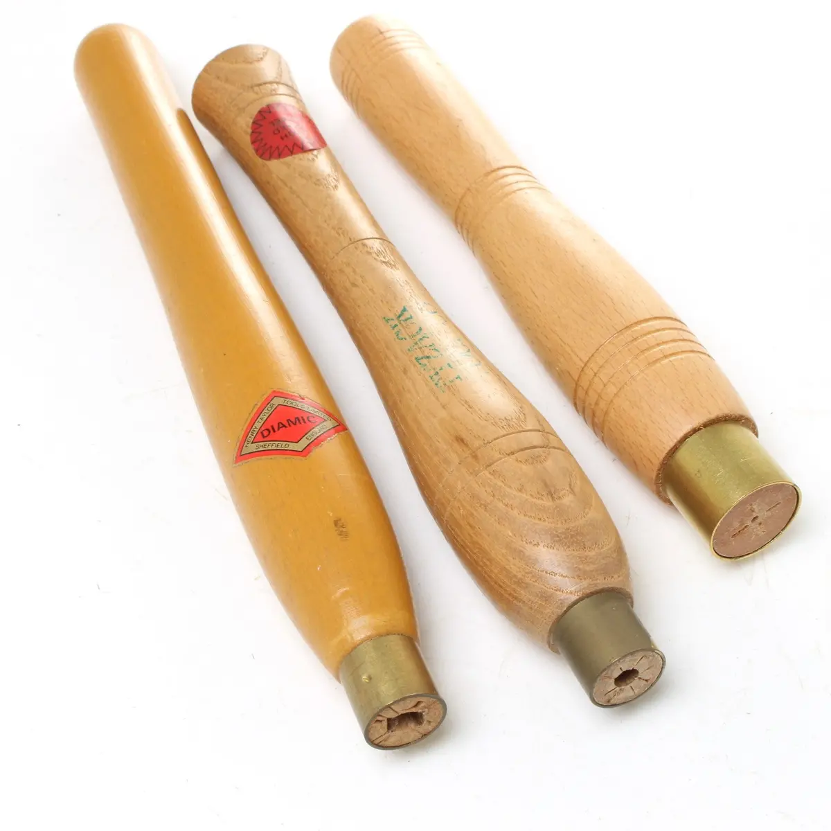 3X Wood Turning Tool Handles (Beech, Ash) 1