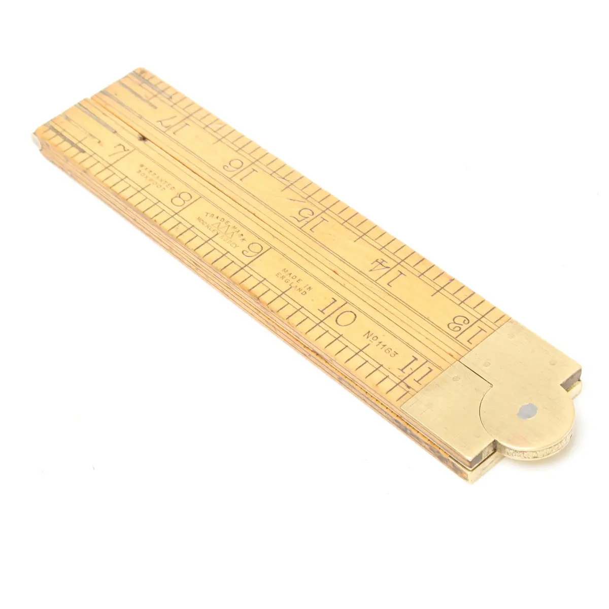 Hockley Abbey Folding Rule - No 1163 (Boxwood) 2