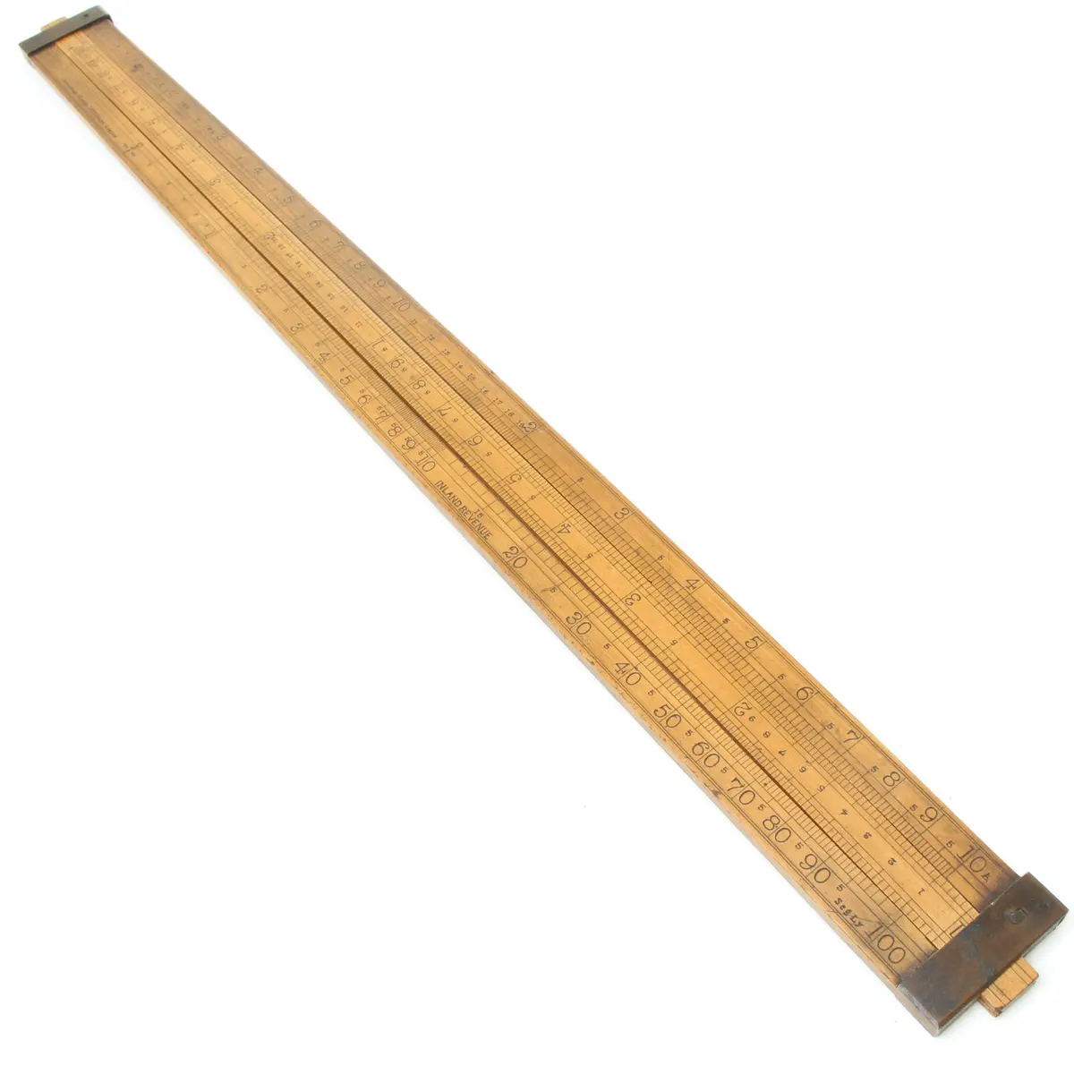 Sold - Old Dring & Fage Brewers Slide Rule (Boxwood) 1