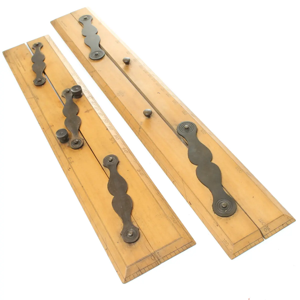 2X Captain Field's Parallel Rules (Boxwood) 1