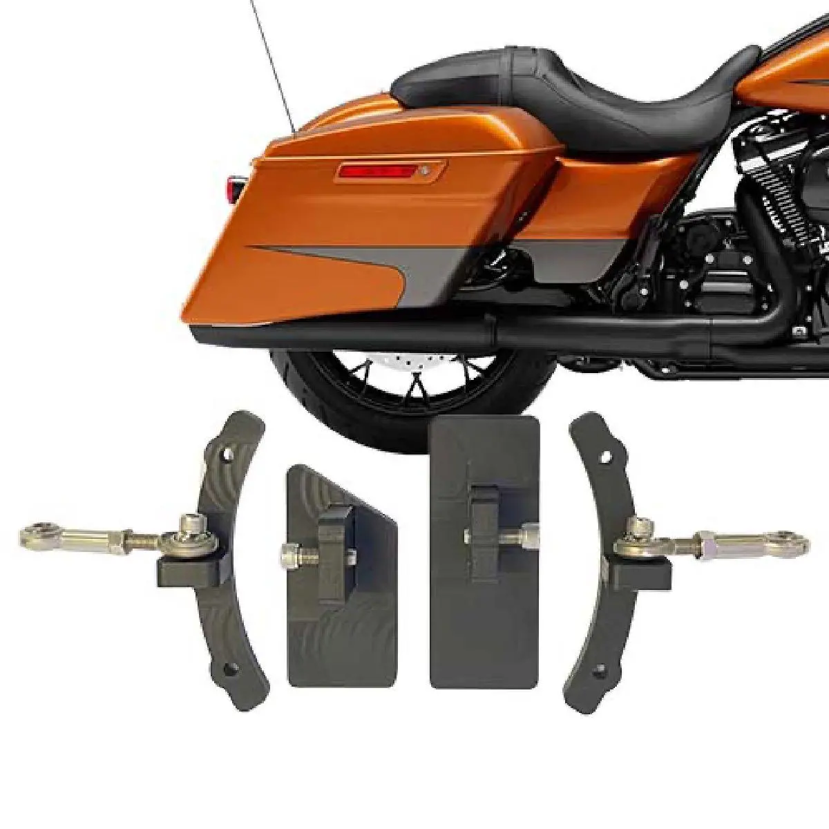 American Hard Bag Left & Right Side Universal Saddlebag Subwoofer Brace (Ip-Brace-L/R) 1