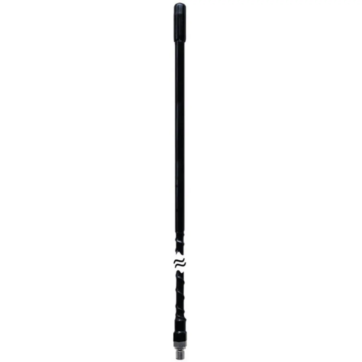 Procomm 1000 Watt Fiberglass Whip 2' Black (Jbc200b) 1