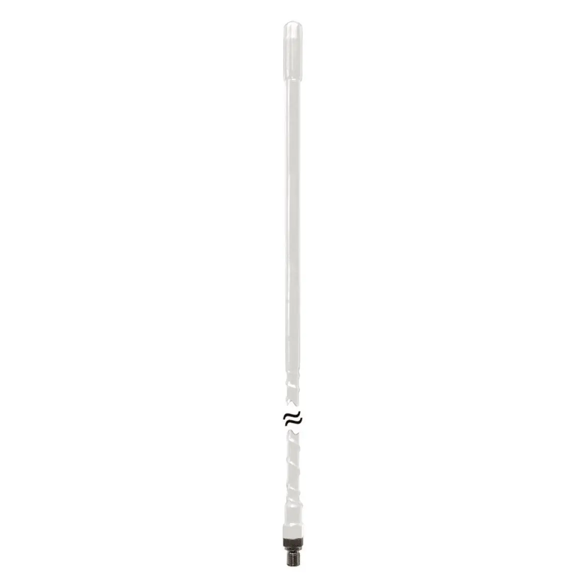 Procomm 1000 Watt Fiberglass Whip 3' White (Jbc300w) 1