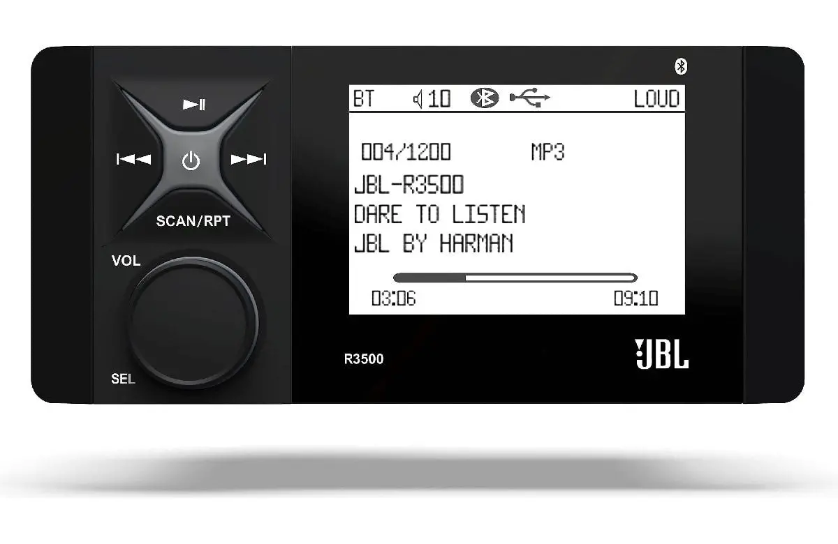Jbl Am/Fm High Power Bluetooth W/Weather Band 2 Ohm Stable (Jbl-R3500) 1