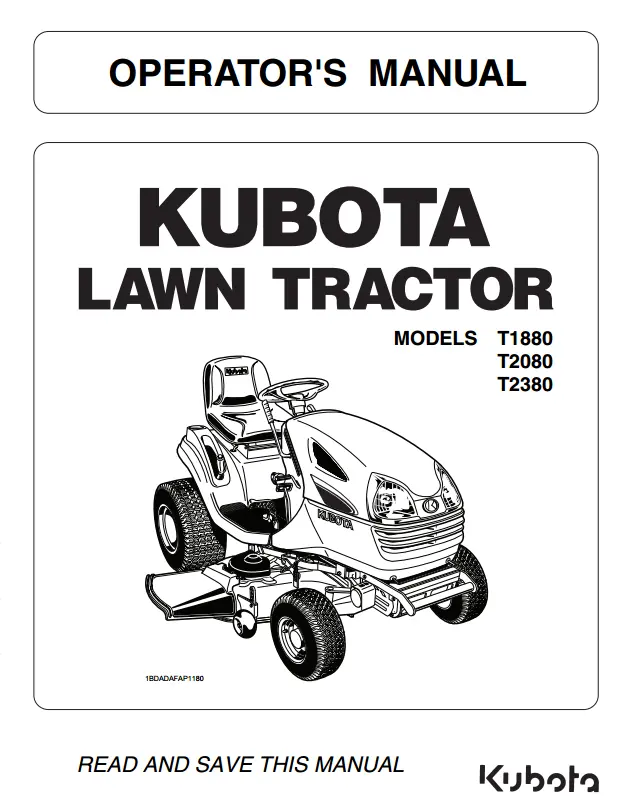 T2380 Operators Manual 1