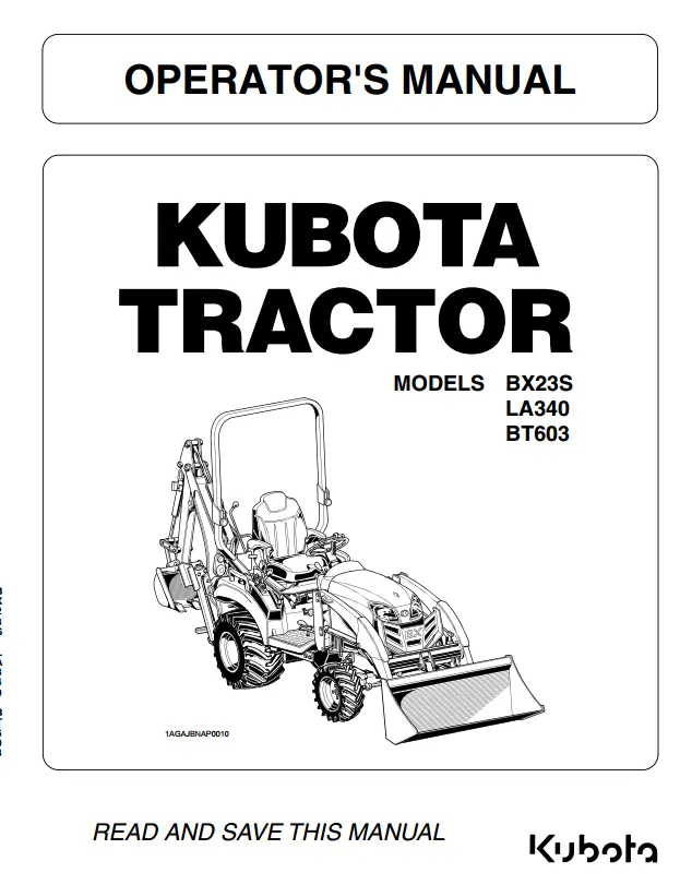 Bx23s  Operators Manual 1