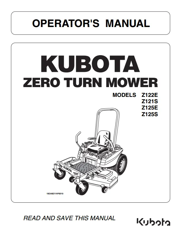 Z125e Operators Manual 1