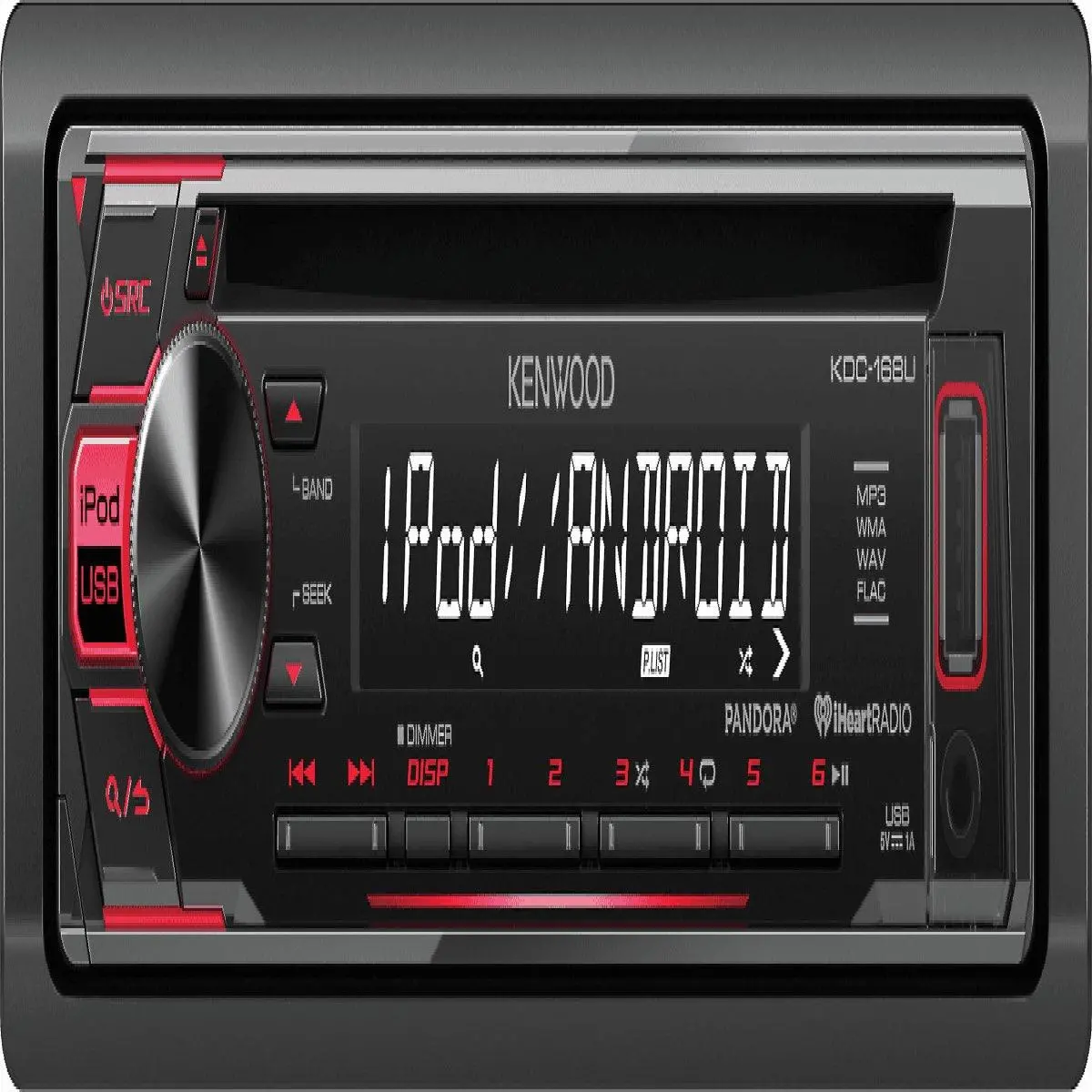 Kenwood Cd Receiver W/Usb & Aux Input (Kdc168) 1