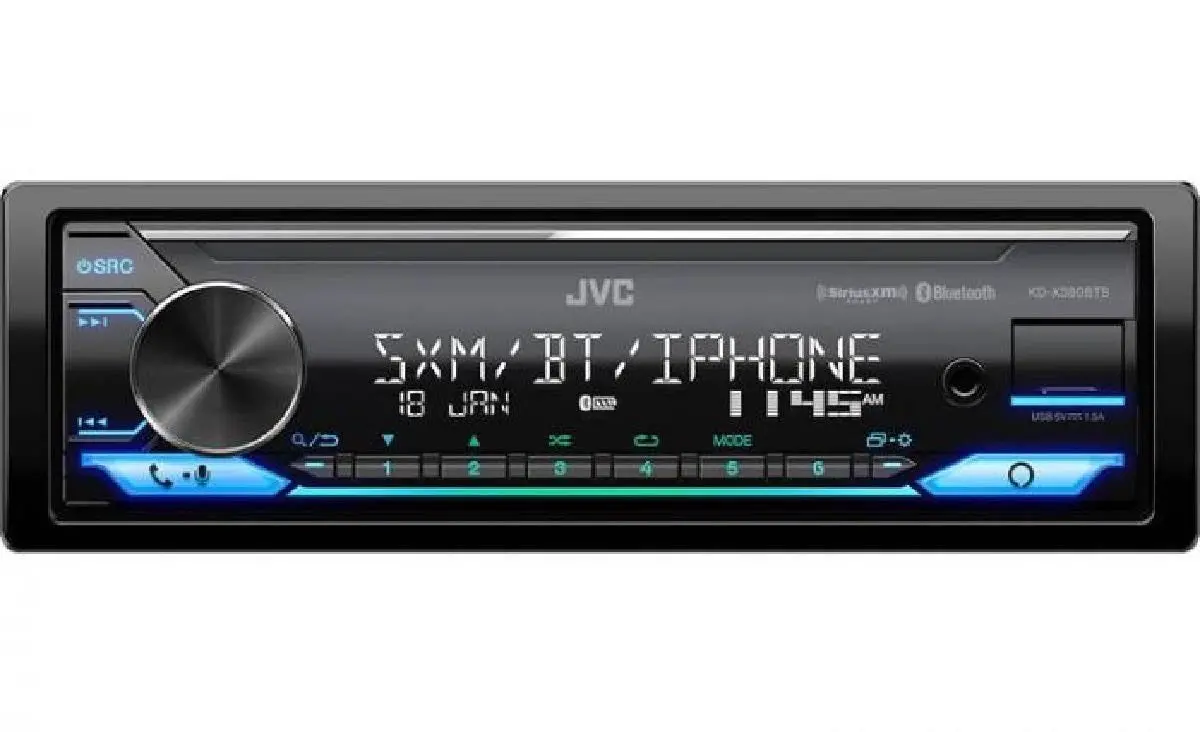 Jvc Single Din Streaming Dj Digital Media Receiver W/ Bluetooth (Kd-X380bts) 1